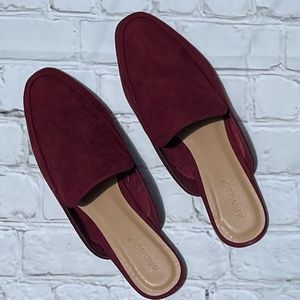 BAMBOO Burgundy Purist Mule